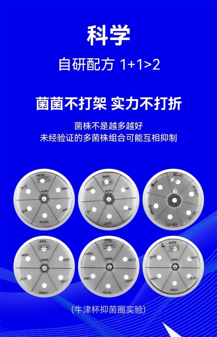 【中國直郵】 WONDERLAB 小藍瓶 即食益生菌腸胃凍乾粉 腸胃便秘益生元凍乾粉 40瓶/盒(小紅書種草推薦)