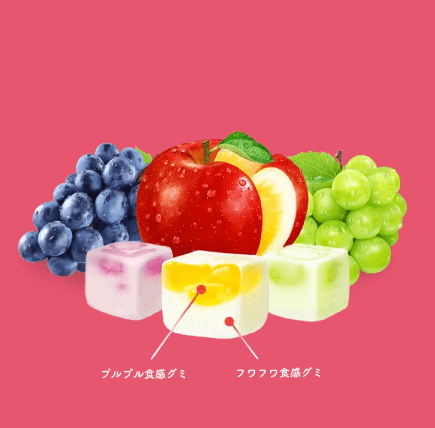 【日本直邮】日本KABAYA卡巴也最新秋季限定 香印绿葡萄 日本国产果汁夹心软糖 58g
