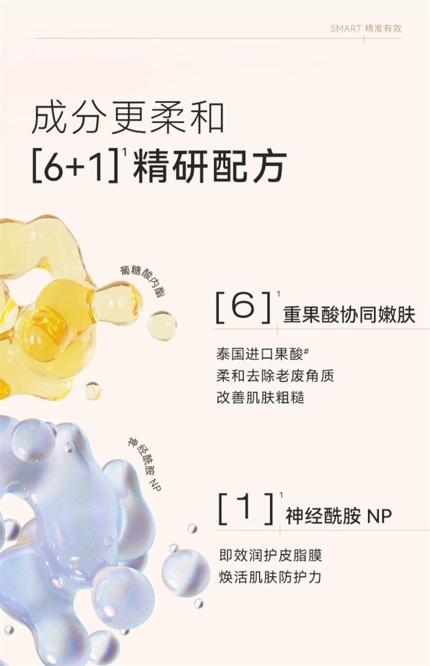 【中國直郵】 水之蔻 精粹倍潤身體精華乳 補水煥靚菸鹼醯胺保濕滋潤 粗糙肌摯愛 果酸優格瓶300g/瓶【王俊凱-明星代言】
