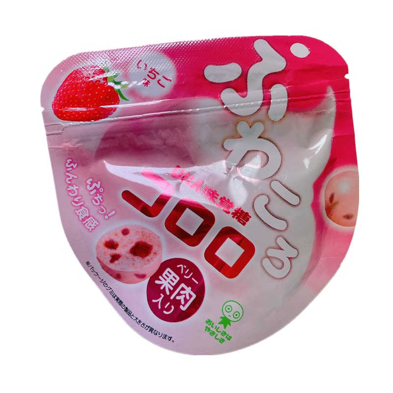 【日本直邮】 UHA悠哈味觉糖 全天然果汁软糖 期限限定草莓果酱味 40g