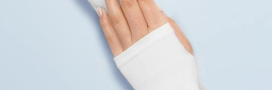 覓食橙色 冰袖套 防曬袖子 開車防曬騎行套袖 雲朵白