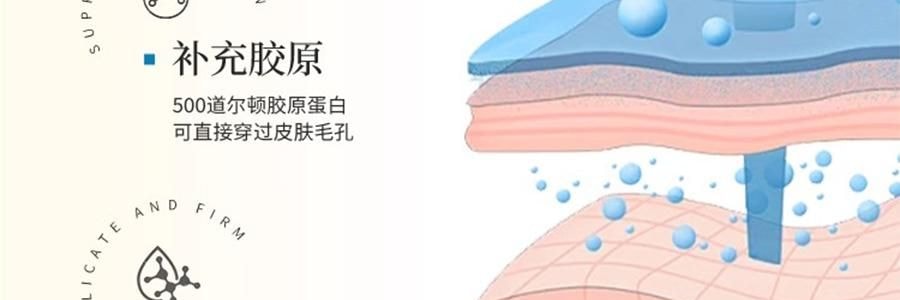 韩国HEXKIN赫诗琴 童颜胶原炮蛋白灌注面膜 赋颜水润胶原蛋白凝胶面膜 5片 黄色 紧致抗皱保湿 细腻水光肌 点亮熬夜肌