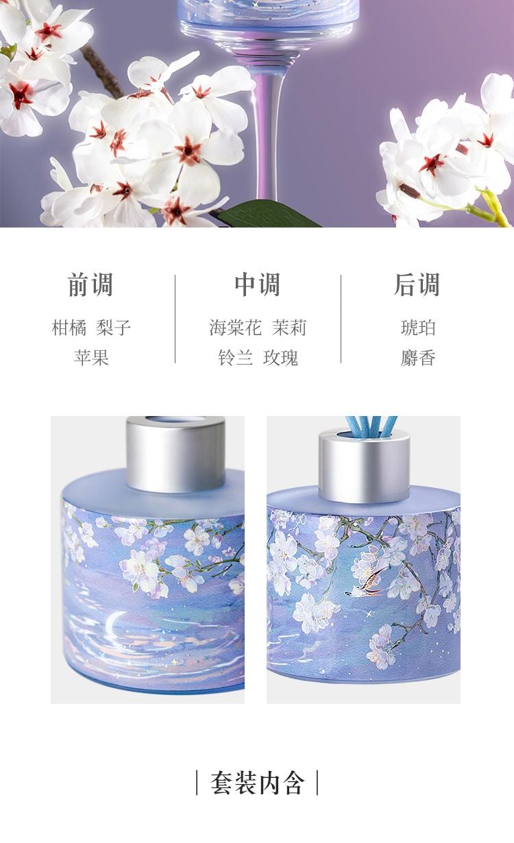 【中国直邮】 故宫淘宝 无火香薰礼盒 故宫文创  空山新雨  一盒装【无火香薰100ml 精美卡片+精美礼盒】