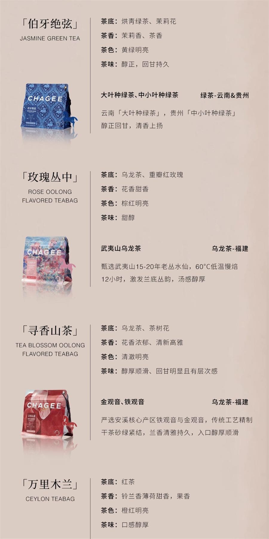 【中国直邮】 霸王茶姬 醒时春山 龙井绿茶原叶袋泡茶(随行装)3g*8袋