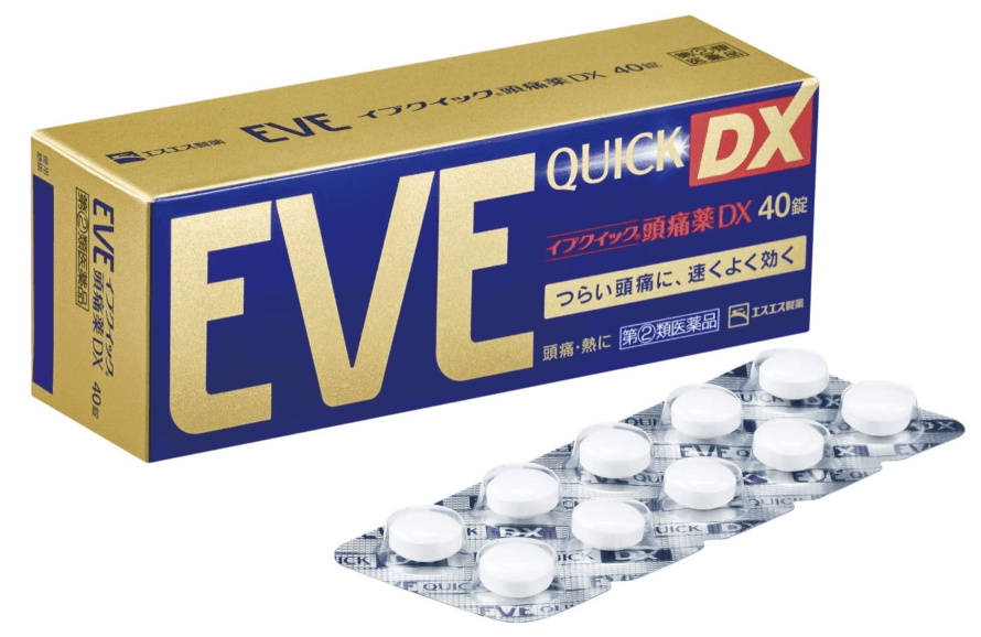 【日本直郵】白兔eve止疼藥布洛芬止痛退燒藥生理痛經頭痛金盒最強款40粒
