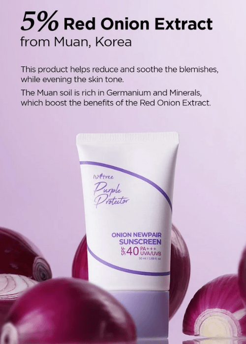 韩国 Isntree 洋葱纽佩尔防晒霜SPF40 50毫升