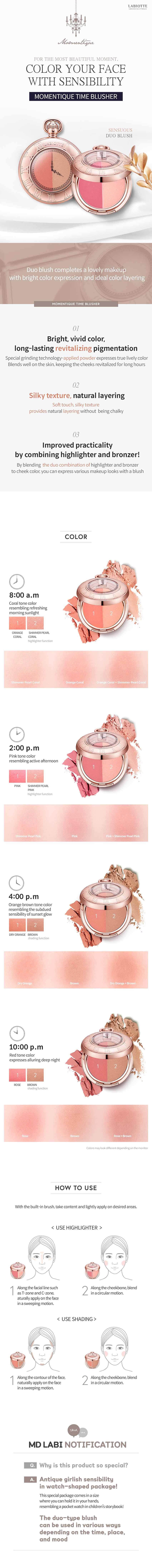Momentique Time Blusher 8:00 AM