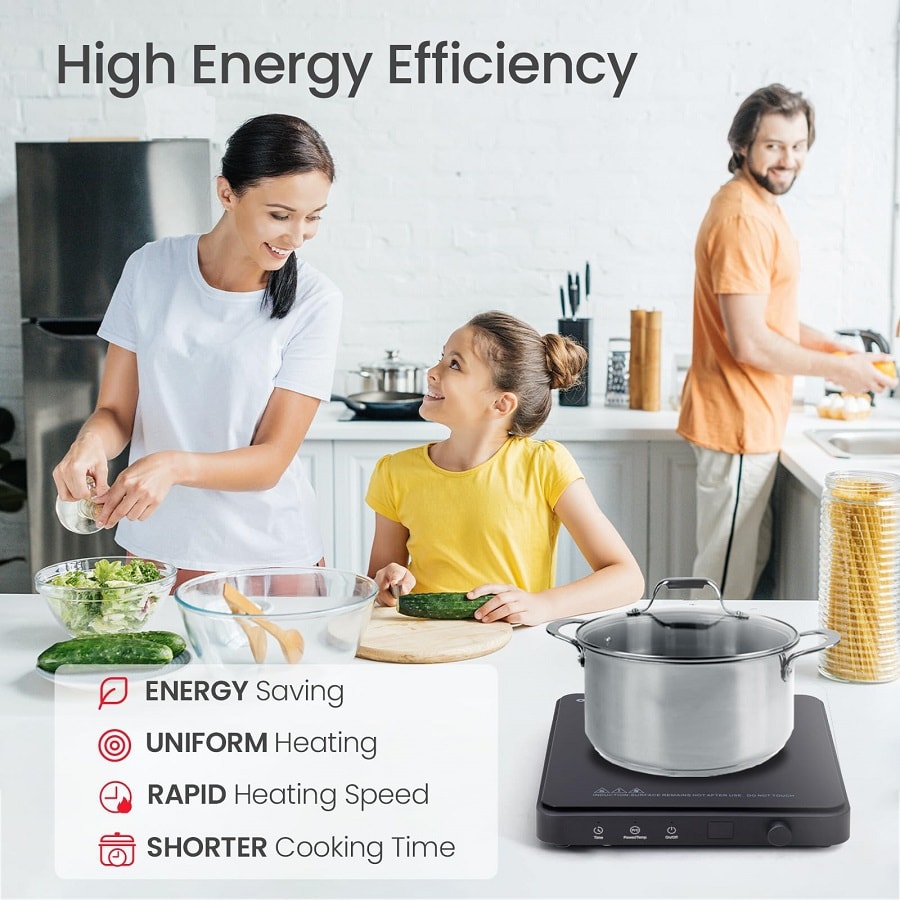 OLAYKS  黑色 多功能电磁炉 电压110V-120V通用