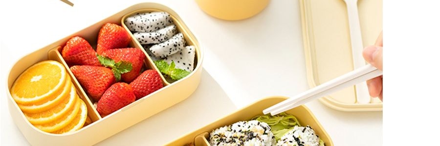 KIMS COOK 抗菌便当饭盒 可微波炉加热 胭脂粉