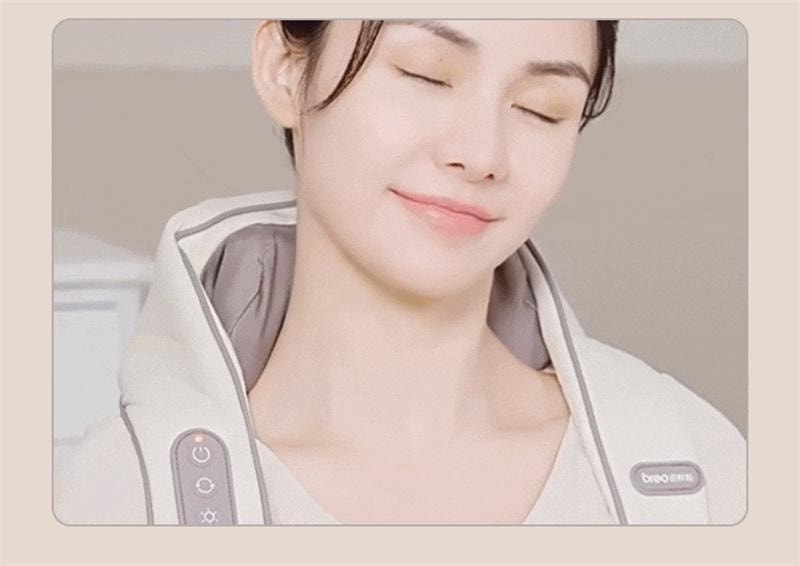 【中国直邮】 倍轻松 肩颈按摩仪揉捏斜方肌颈椎按摩器脖子N5mini 1台