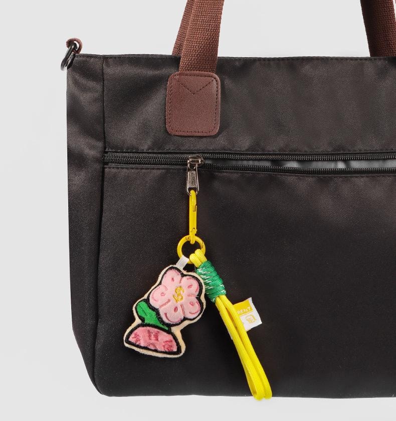 【中国直邮】 FOXTAIL 哇噢有钱花挂件 卡通可爱 毛绒小公仔 送礼 百搭 玩偶 挂件 饰品-青松发财 1个