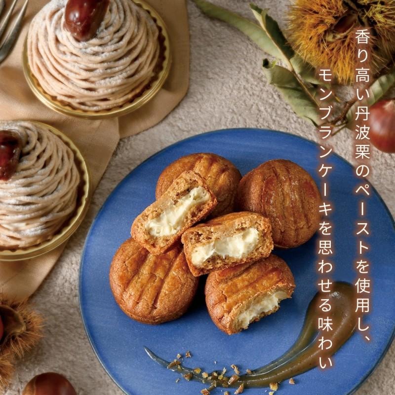 【日本直邮】 日本神户 白巧克力夹心 栗子蒙布朗小蛋糕 5个装