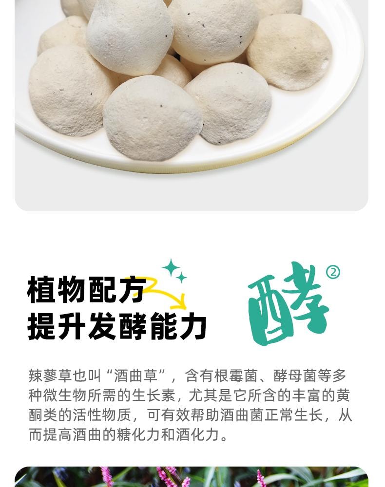 安琪 【5颗一包】酿宝米酒曲低度甜型黄酒曲甜酒酿家用醪糟传统糯米酒曲颗颗曲一包【纯植物配方安全可靠】