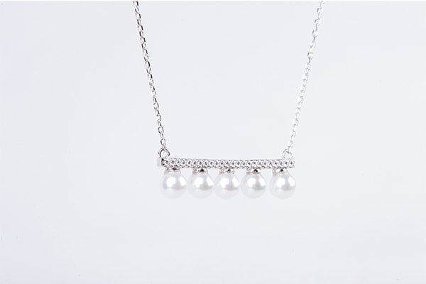 Sterling Silver Pearl necklace