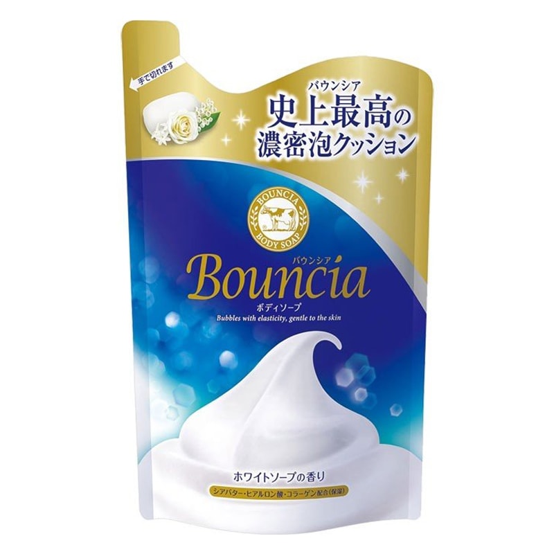 Japanese shower gel refill pack 400ml elegant floral foam dense and comfortable
