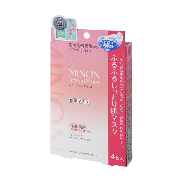 日本 MINON 蜜浓 氨基酸保湿面膜 4pcs
