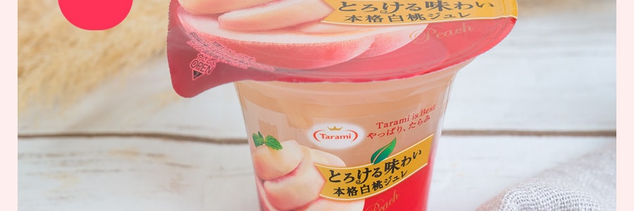 日本TARAMI  味系列 白桃果肉果冻 210g