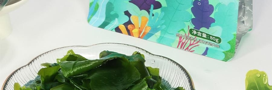 時樸 大連有機裙帶菜 80g【乾淨無沙 免洗免切】【可涼拌涮火鍋煮湯】