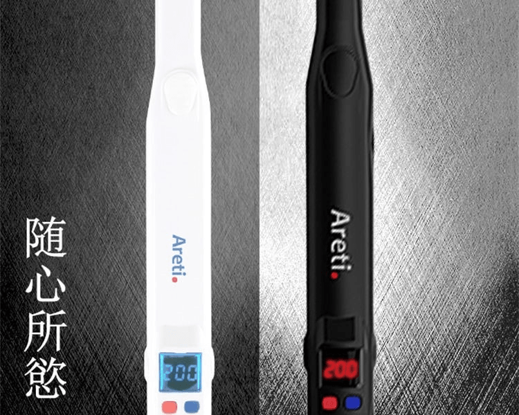 Areti||负离子陶瓷细夹板直卷两用卷发棒 15mm||100V~240V i628IDG 深蓝色