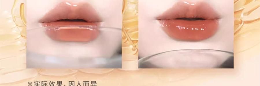 OUT OF OFFICE哦野 雙頭纖雕固體唇蜜 OOO保濕口紅鏡面唇線筆 #01 肉桂生「財」 暖杏肉桂色 百搭通勤不挑皮