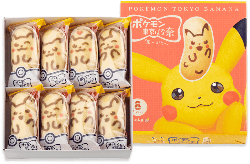【日本直效郵件】TOKYO BANANA東京香蕉 皮卡丘聯名 限定乳酸菌香蕉蛋糕 8個入