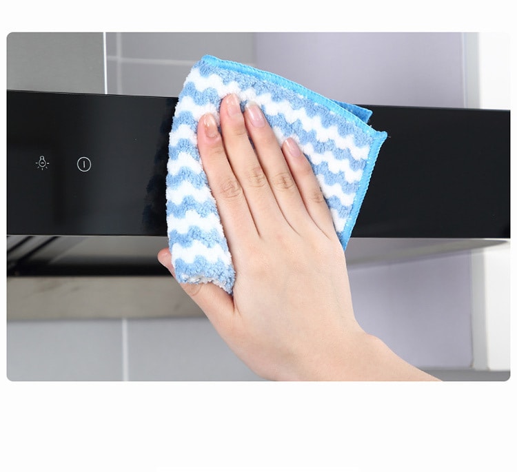 【中國直郵】北歐歐慕洗碗抹布不易沾油吸水毛巾 粉綠藍三種顏色