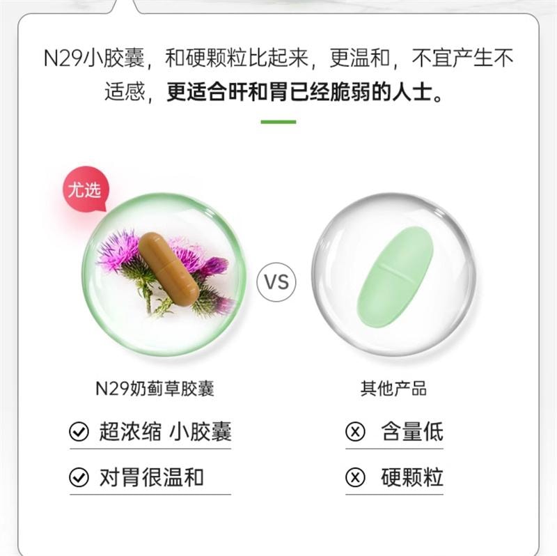 【澳洲直邮】加拿大 Dr NUTRITION 澳洲进口N29护肝片奶蓟草纽西臣水飞蓟胶囊正品熬夜保健品  200粒/瓶