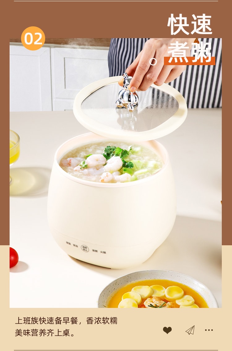  扶桑 歷史最低價【美國現貨】美國 智慧迷你 電火鍋 電煮鍋 一鍋多用 110v 1.8L 1-2人使用