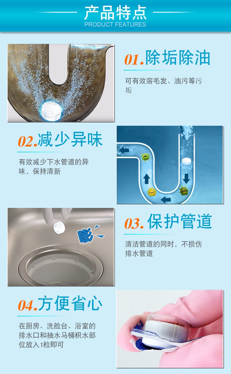 【日本直郵】日本KOBAYASHI 小林製藥 管線清洗丸 水蜜桃味 12個