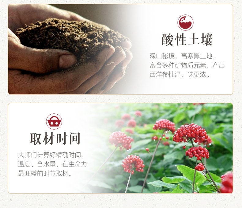 【中国直邮】北京同仁堂西洋参片-80g