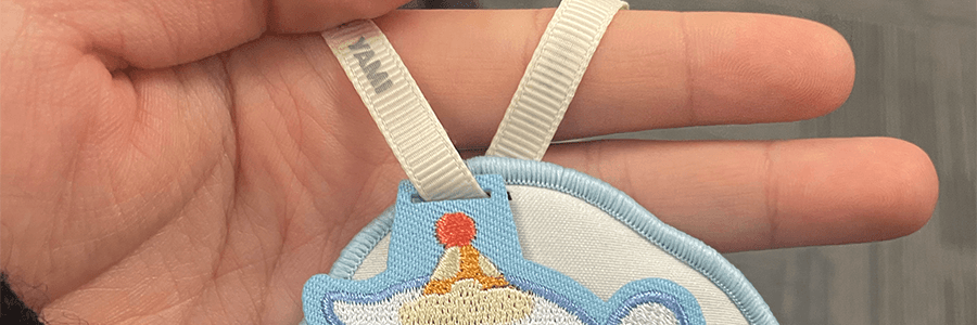 宋朝 刺繡香包 車上香薰 衣櫃香掛 梔子花開 10g【亞米聯名】