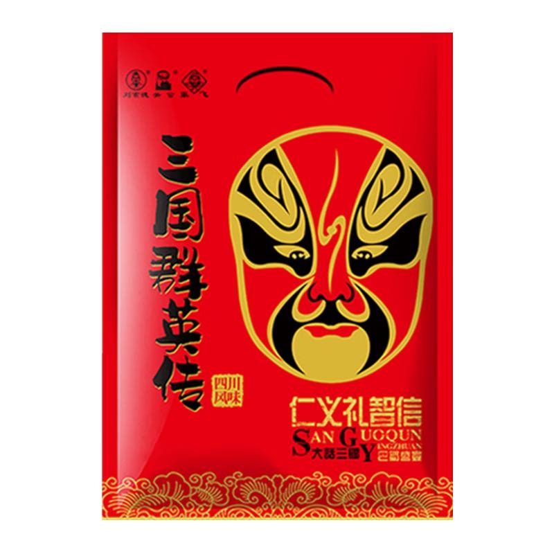 【中國直郵】 蜀風雅香 張飛滷汁勁道香菇鴻運當頭量版500g 四川特產豆乾辣條休閒零食禮包 500 克