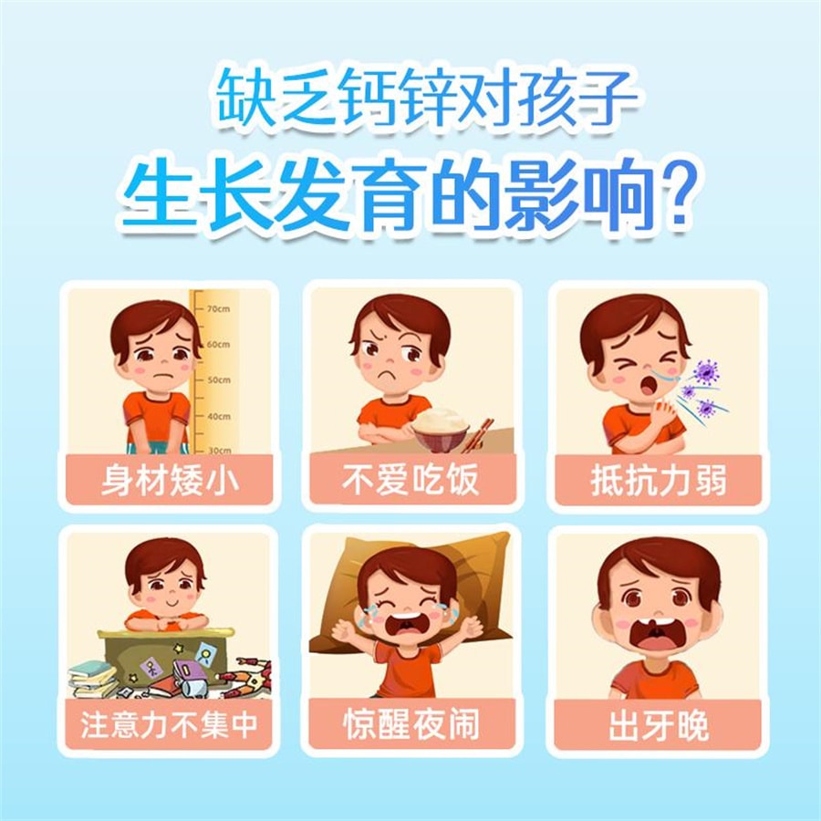 【中國直郵】扶娃 葡萄糖酸鈣鋅口服液 4盒 兒童成人鈣鐵鋅口服液補鈣補鋅補鐵賴氨酸 10ml*12支*4盒