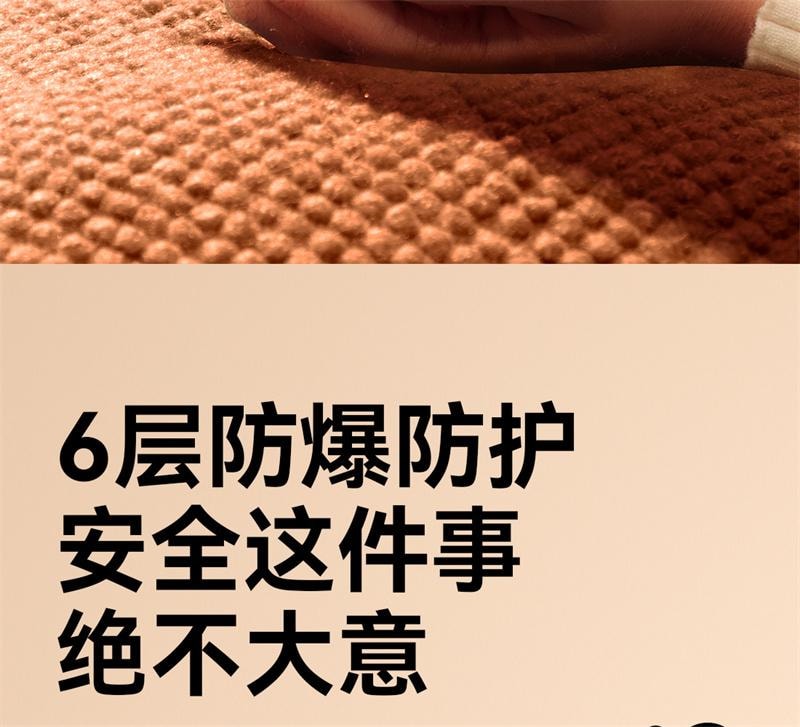 【中国直邮】 亲太太 二合一暖手宝数显充电宝迷你便携随身暖手神器 梧桐米 1个装