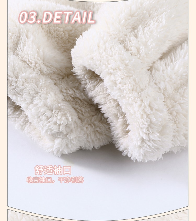 中國 奢笛熊 新款法蘭絨 加絨加厚套裝保暖珊瑚絨家情侶睡衣 女款M