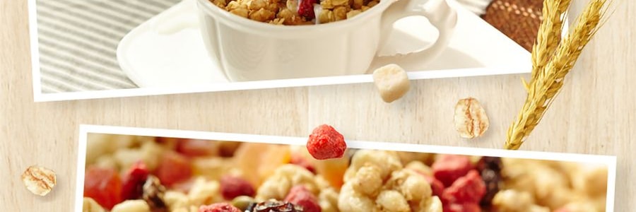 日本CALBEE卡樂比 營養水果穀物麥片 原味 350g 即食沖飲代餐