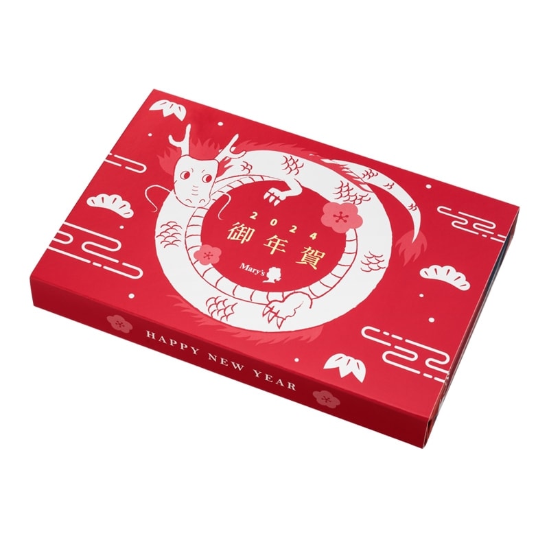 【日本直邮】日本超人气巧克力MARY'S 2024年新年限定 巧克力礼盒 24枚装