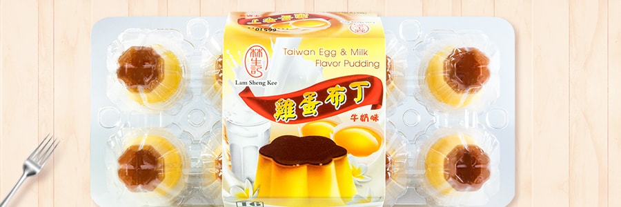 台湾林生记 牛奶味鸡蛋布丁 280g