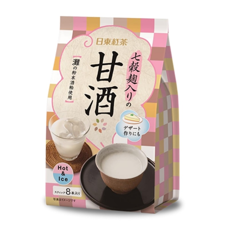 [日本直邮]日本日东红茶 期限限定 日本传统甜酒口味奶茶 8袋装