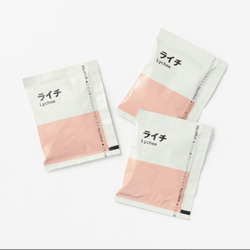 【日本直邮】 日本 MUJI 无印良品 冰爽盐味荔枝果冻 162g(18gx9个)