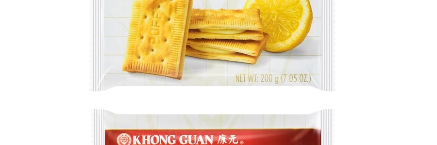新加坡KHONG GUAN康元 檸檬夾心餅乾 200g