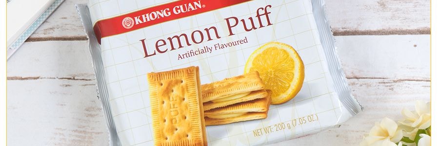 新加坡KHONG GUAN康元 檸檬夾心餅乾 200g