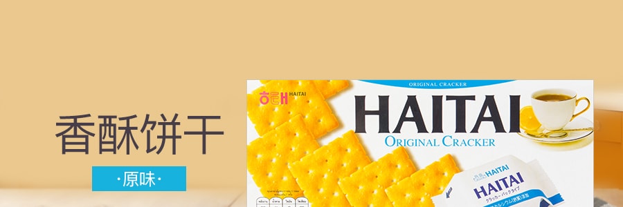 【赠品】韩国HAITAI海太 香酥饼干 原味 7包入 172g