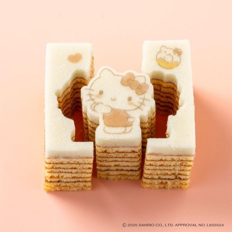 【日本直邮】 日本 KATANUKIYA 人气伴手礼 Hellokitty立体年轮蛋糕 原味 单个装