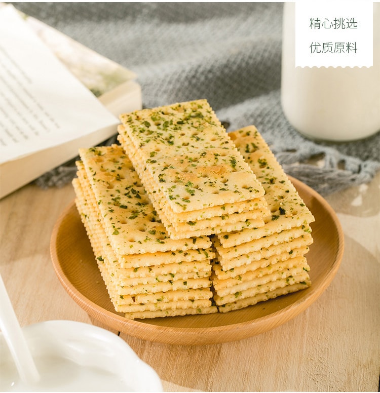 seaweed flavor soda biscuit 360g