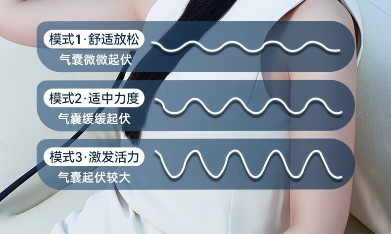 【中國直郵】奧克克斯 頭部按摩儀器電動眼部頸部睡眠儀熱敷頭眼頸一體成型 ZY06