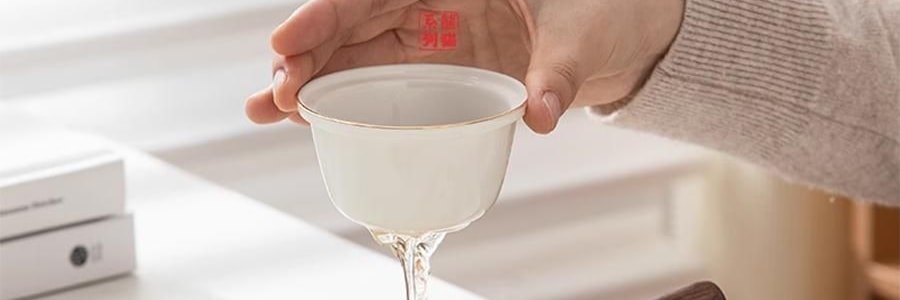 南山先生 熊猫茶具 陶瓷侧把茶具礼盒 便携式旅行茶具套装 黑白品杯 1壶+2杯+1收纳包