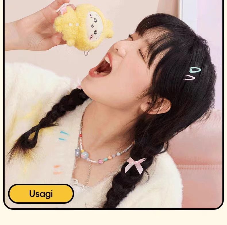 【中國直郵】MINISO名創優品 Chiikawa睡衣毛絨掛飾 公仔玩具可愛-Usagi 黃色 1件|*預計到達時間3-4週