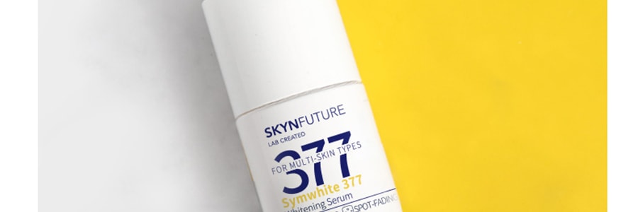 SKYNFUTURE肌膚未來 377集中美白淡斑精華液 補水保濕 菸鹼醯胺提亮膚色 改善暗沉 18ml
