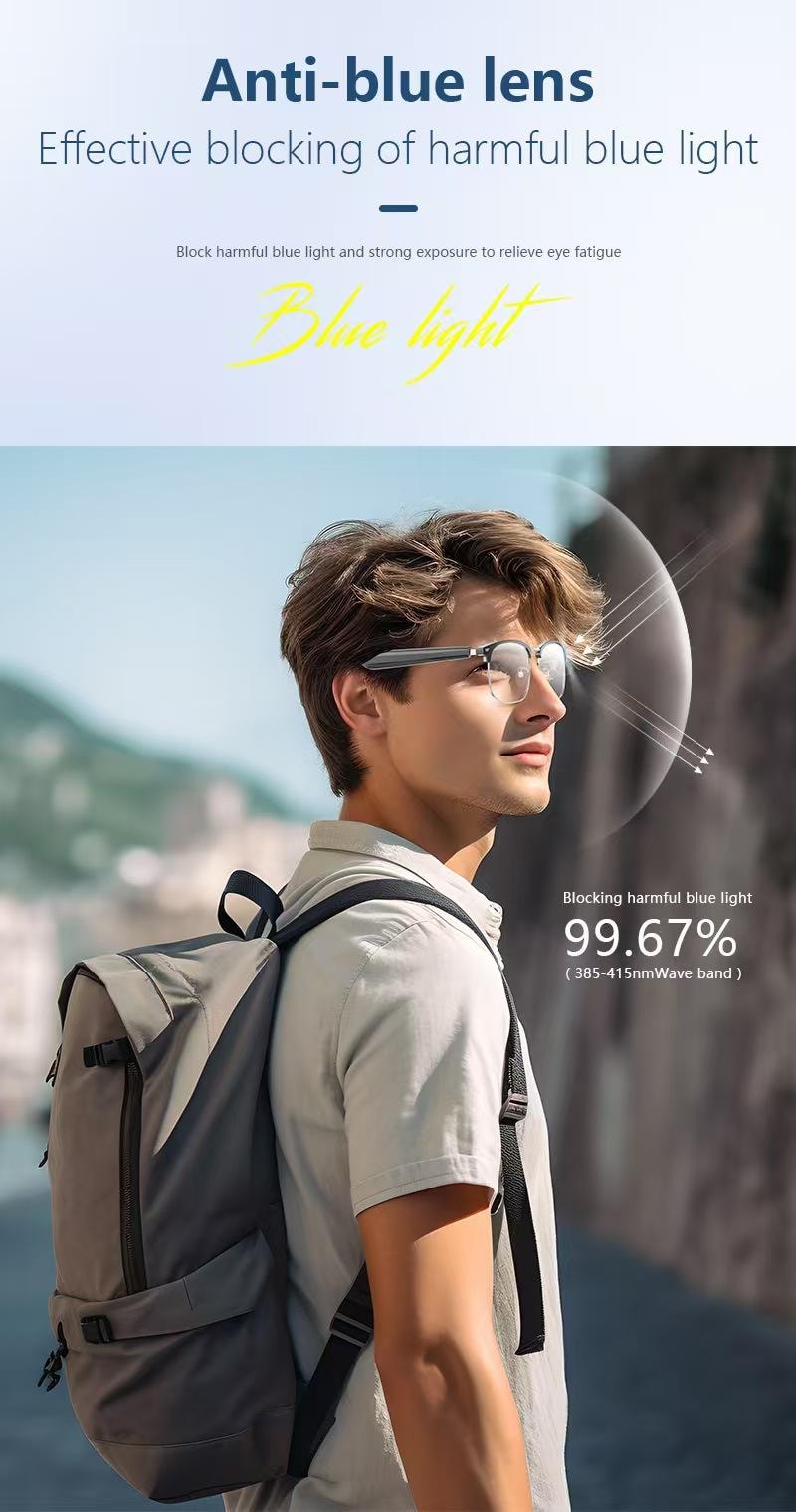  AIJ Choice 美国 智能翻译眼镜 Pro (Smart Translation Glasses Pro) 具备AI翻译功能的眼镜支持144种语言完美适合旅行、商务和学习轻巧设计提供超长6小时续航。